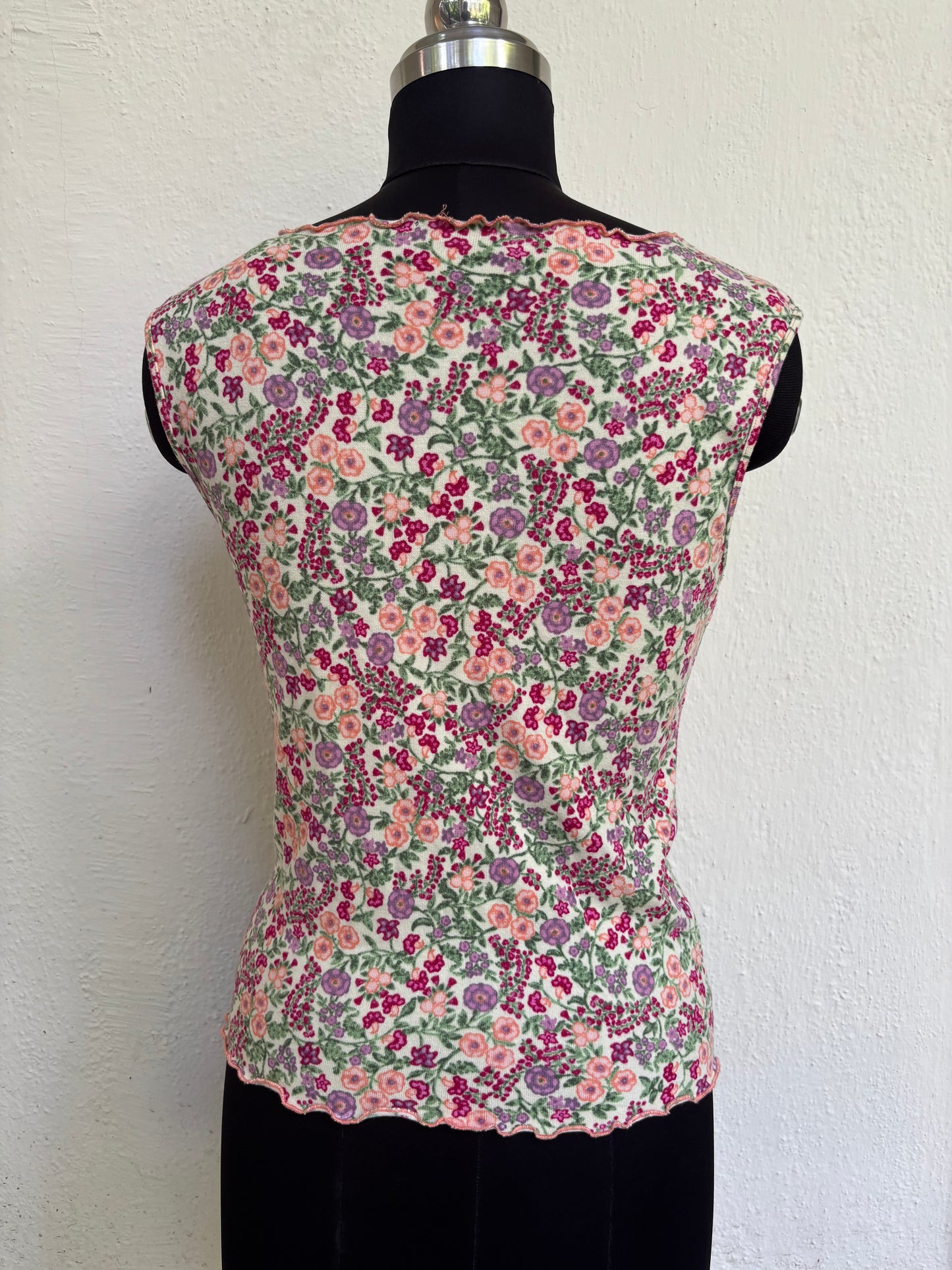 Floral bloom top