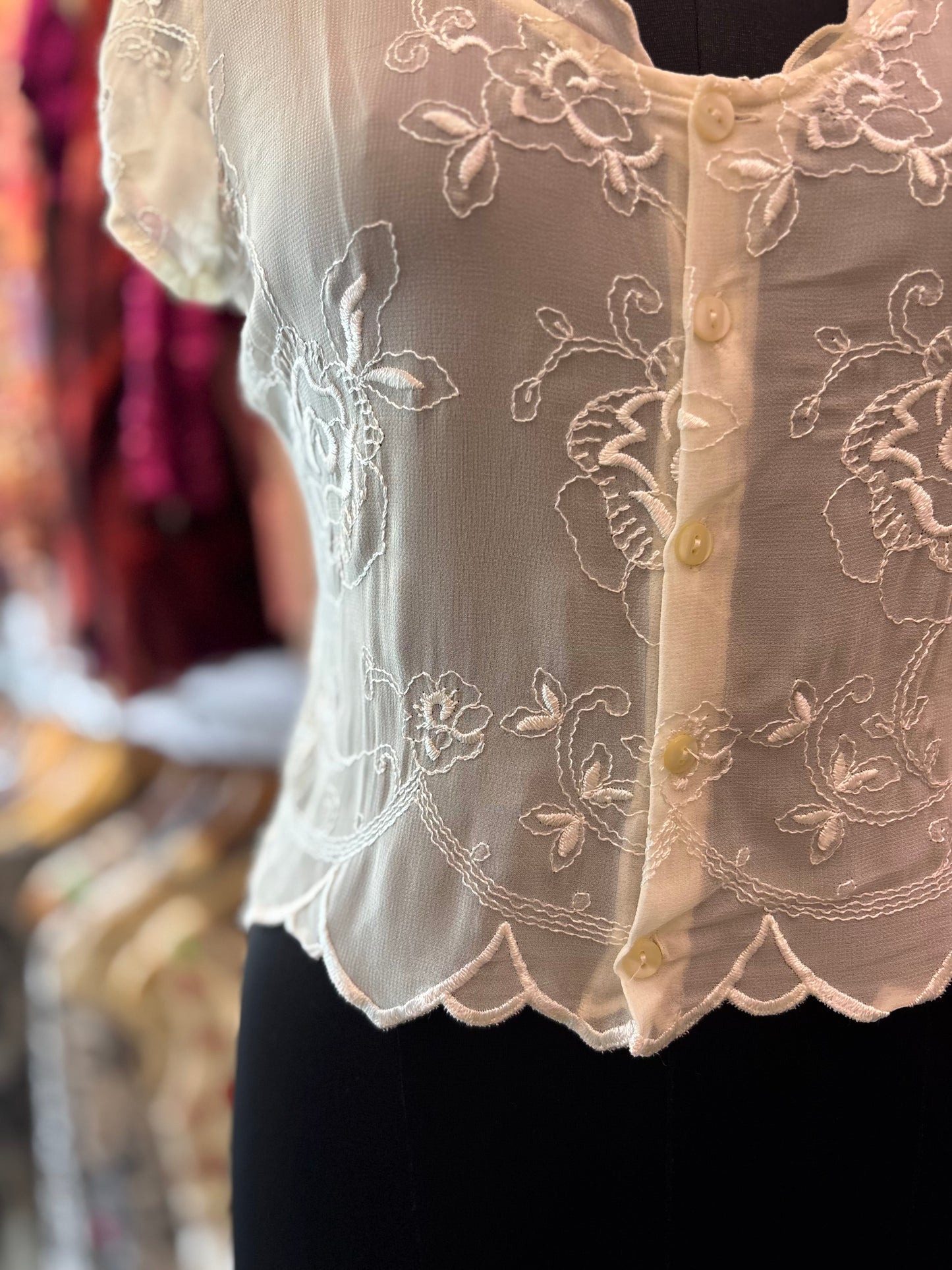 Peep out Victorian shirt