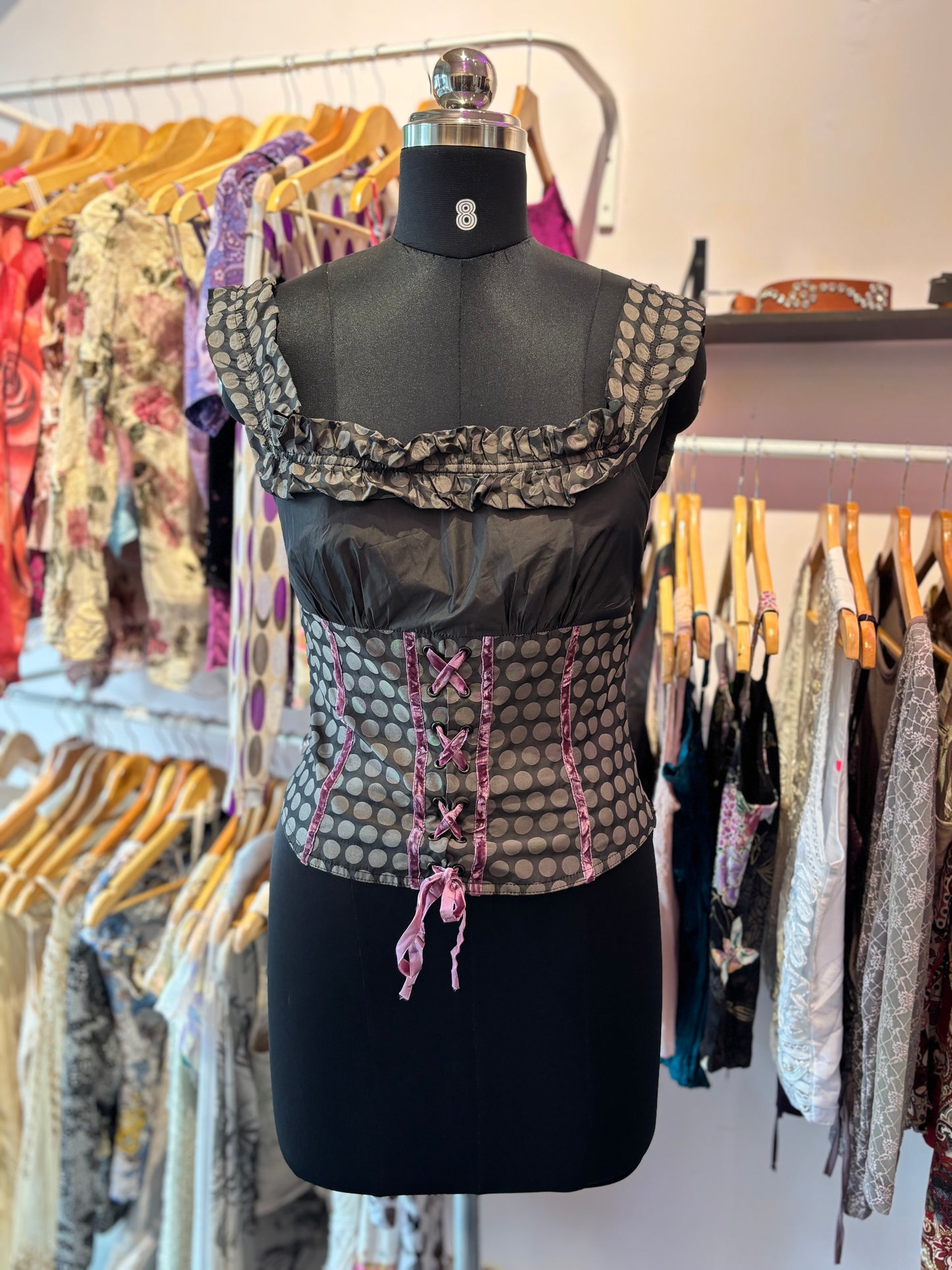 Vintage grey corset
