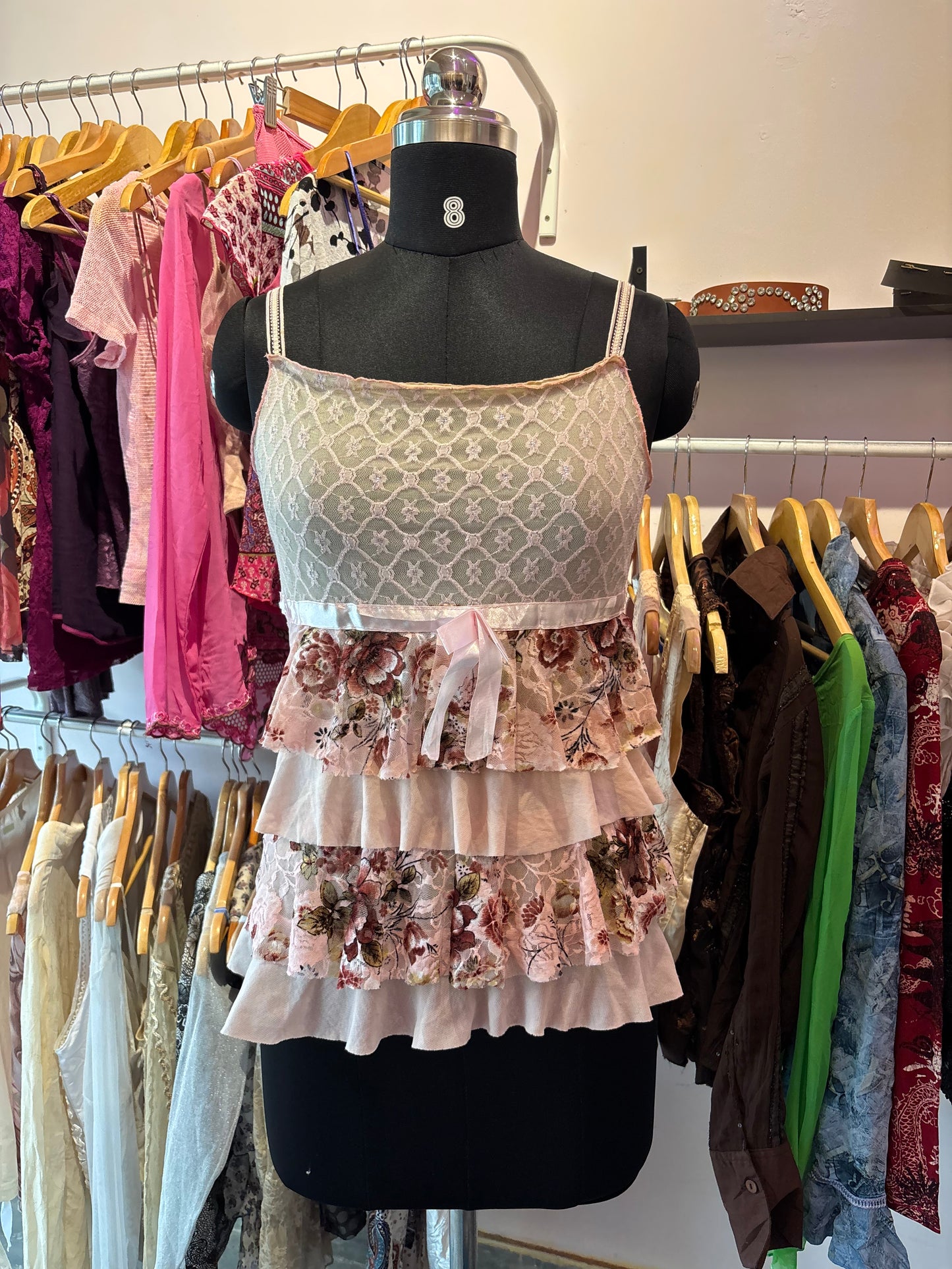 Floral lacy top