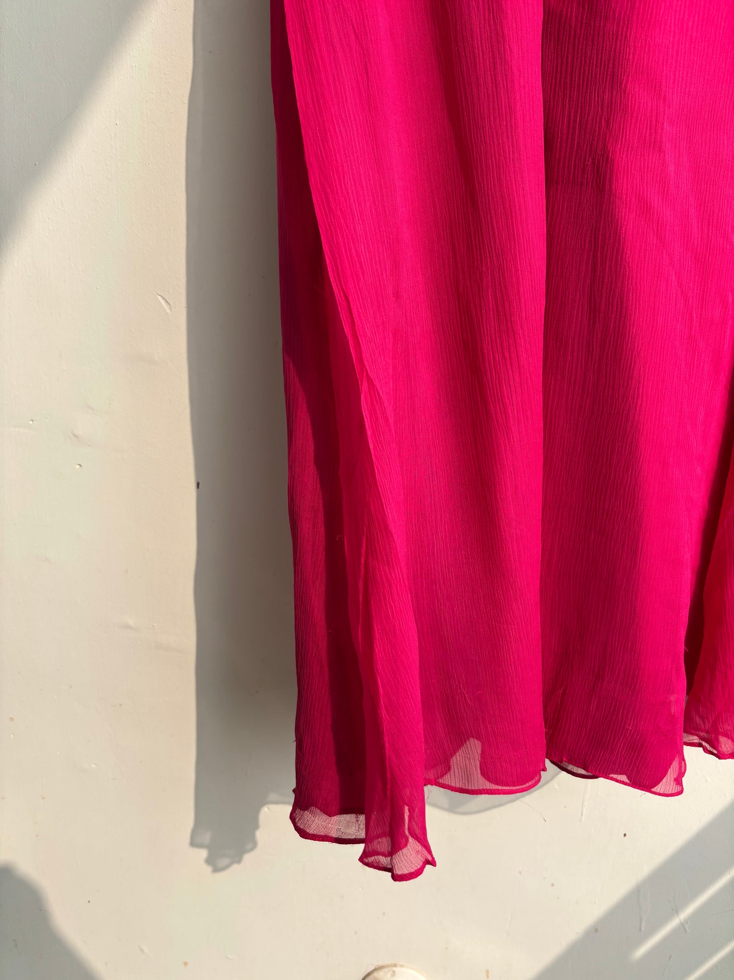 Pink silk dress❤️