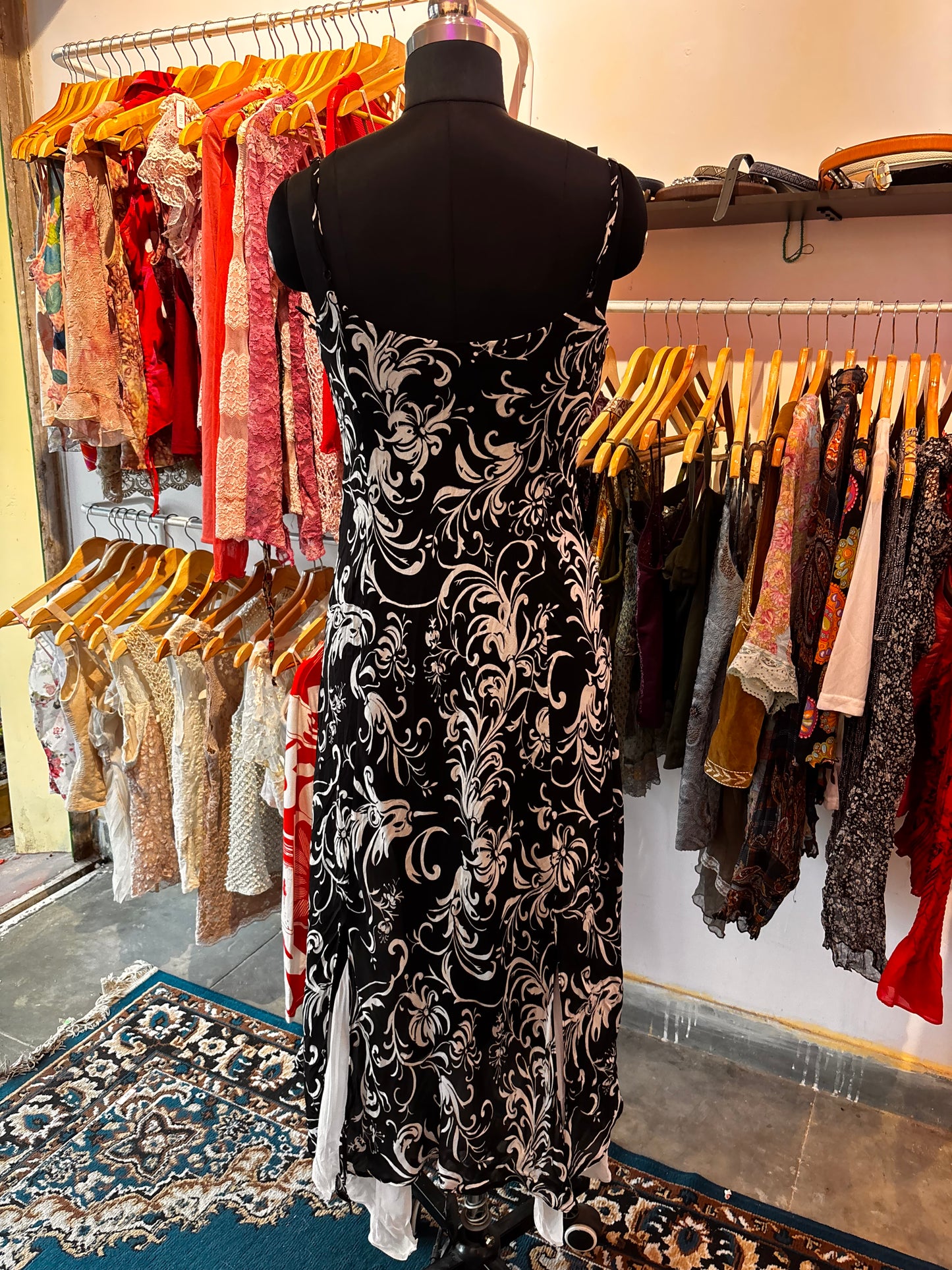 Baroque layered dress