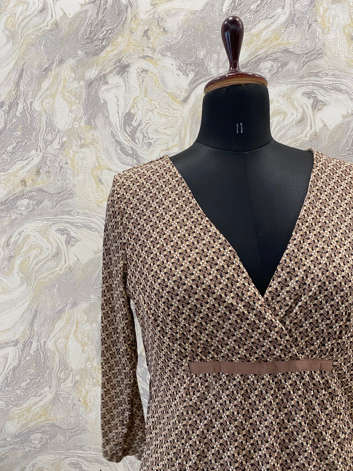 Brown vintage top