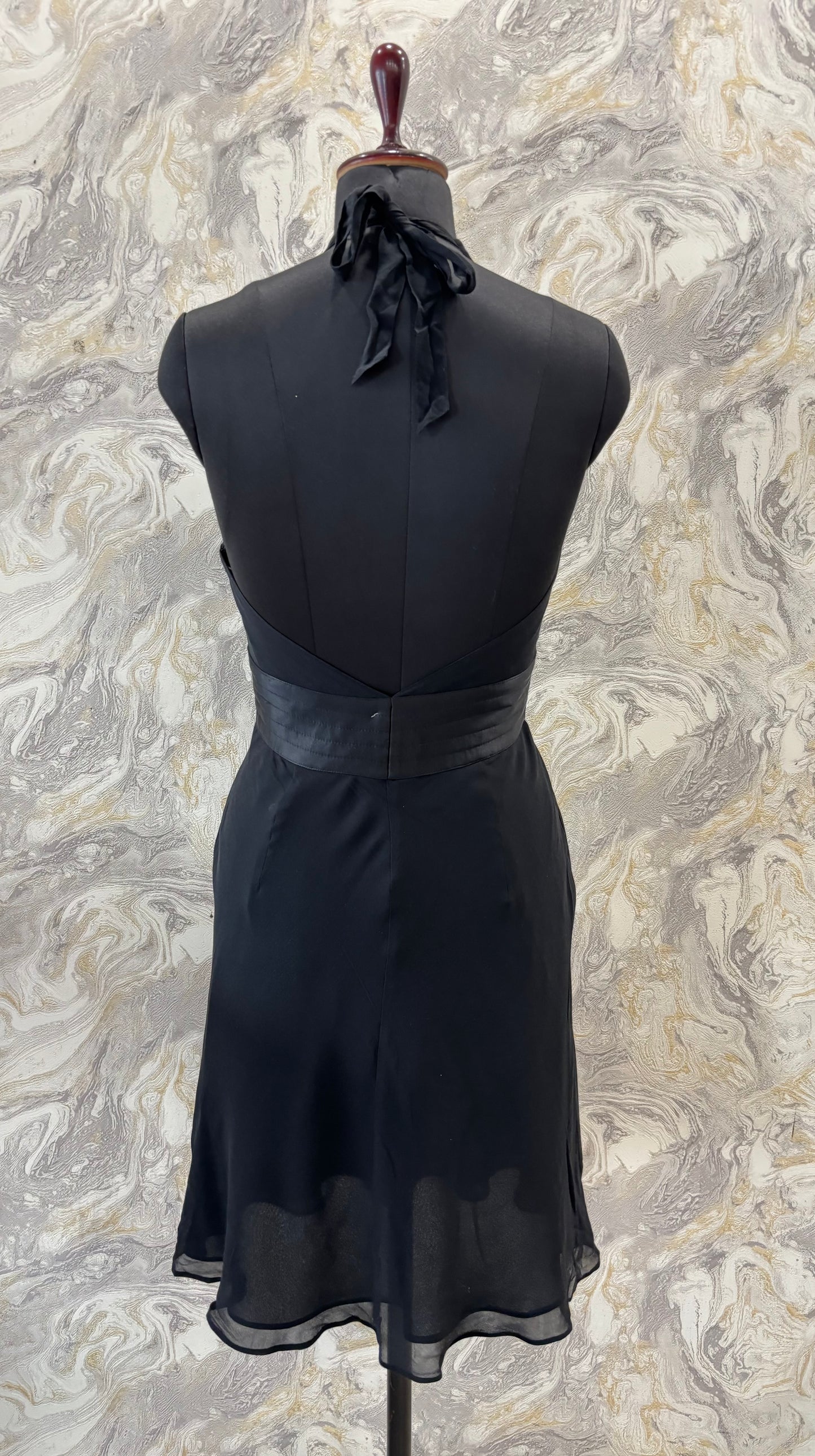 Vintage halter neck with V back