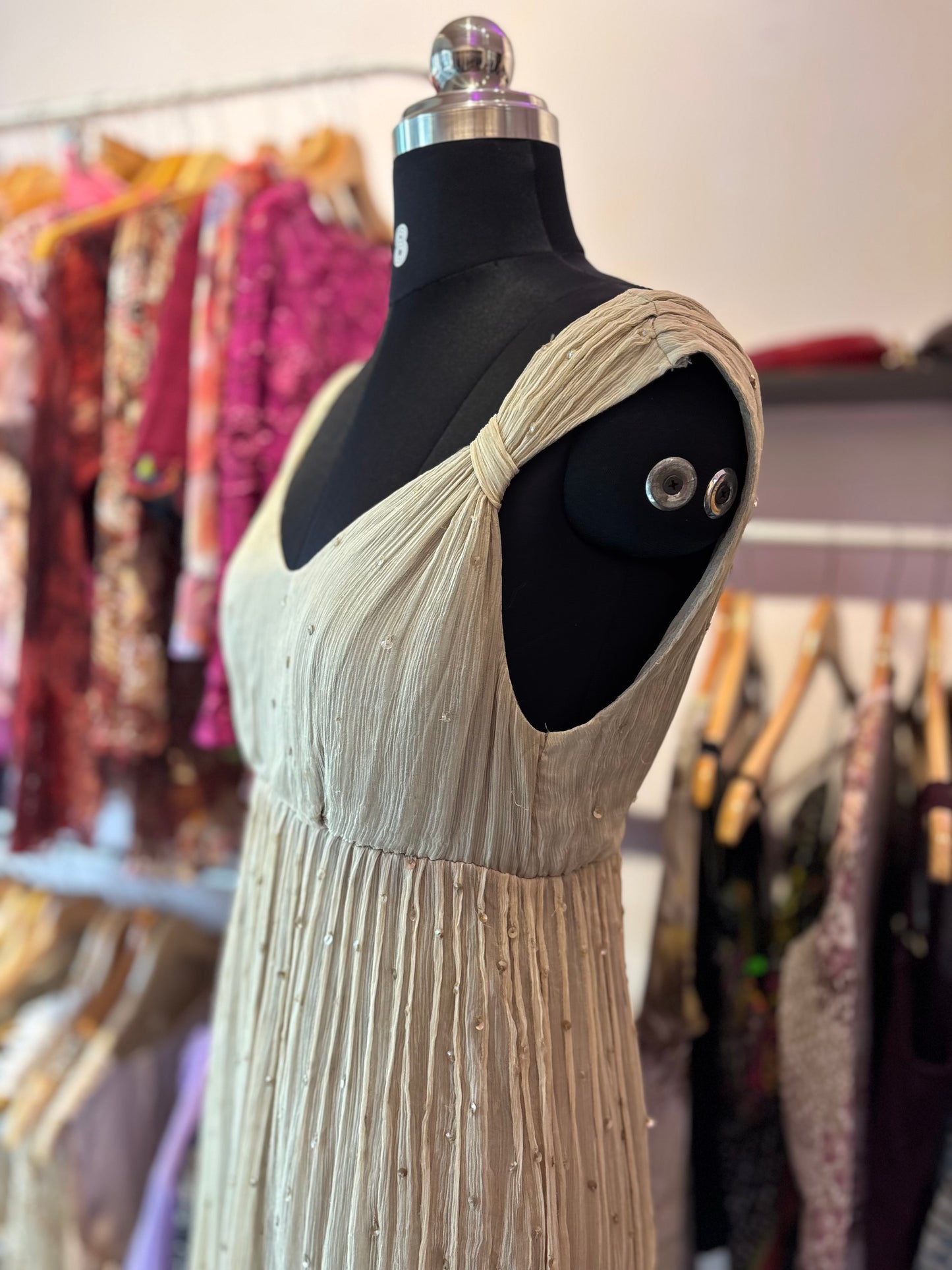 Celestial silk dress