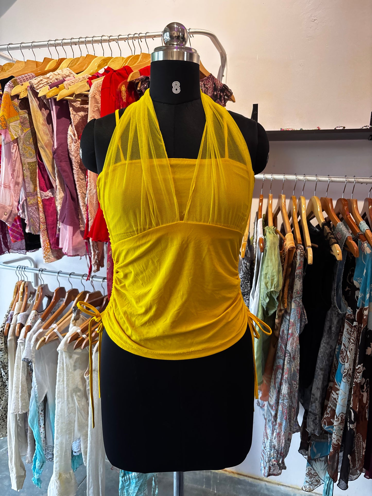 Y2k halter neck top