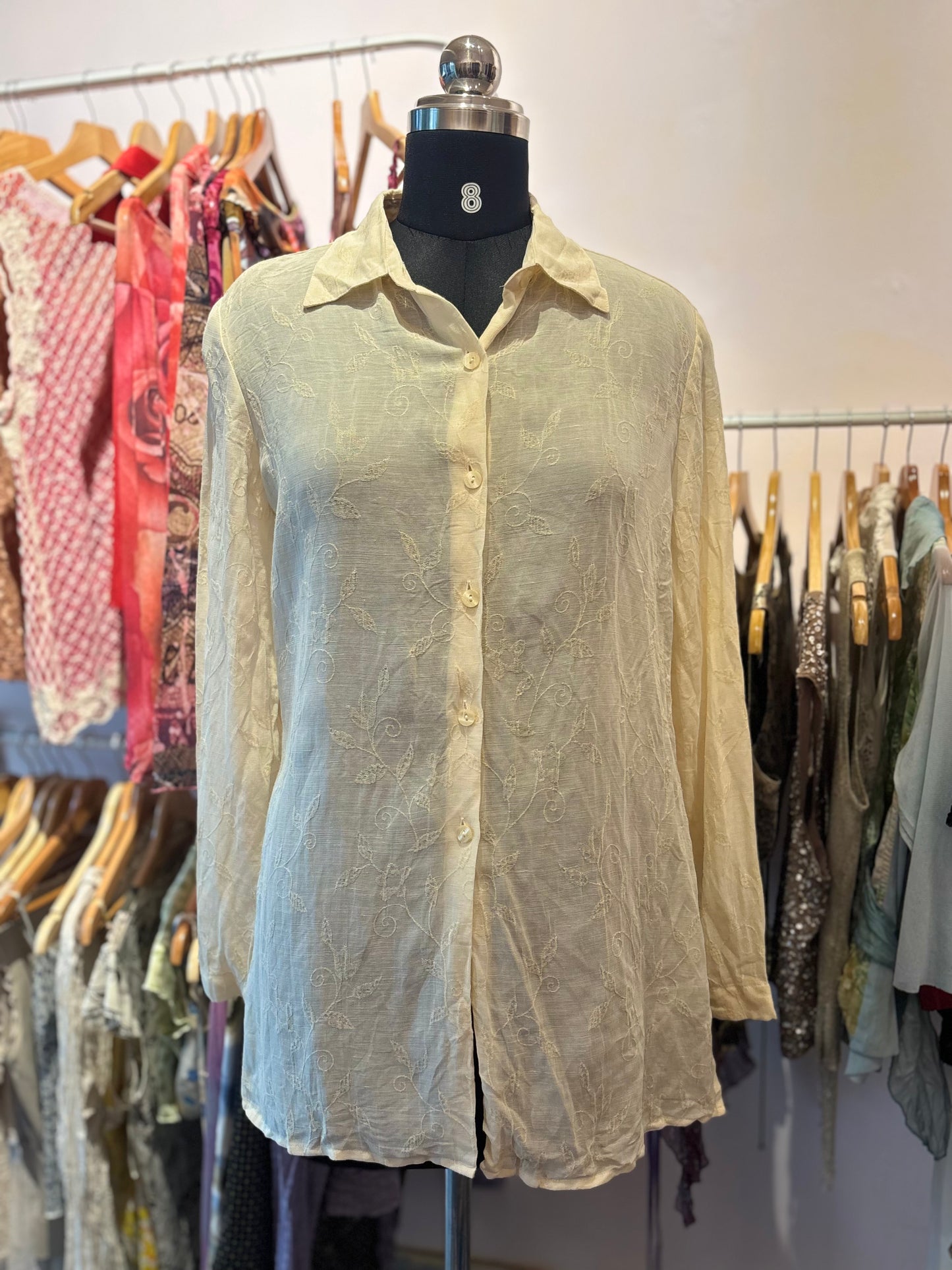 Self design linen shirt