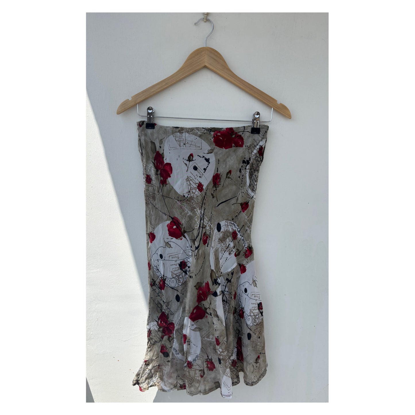Rose & letters skirt