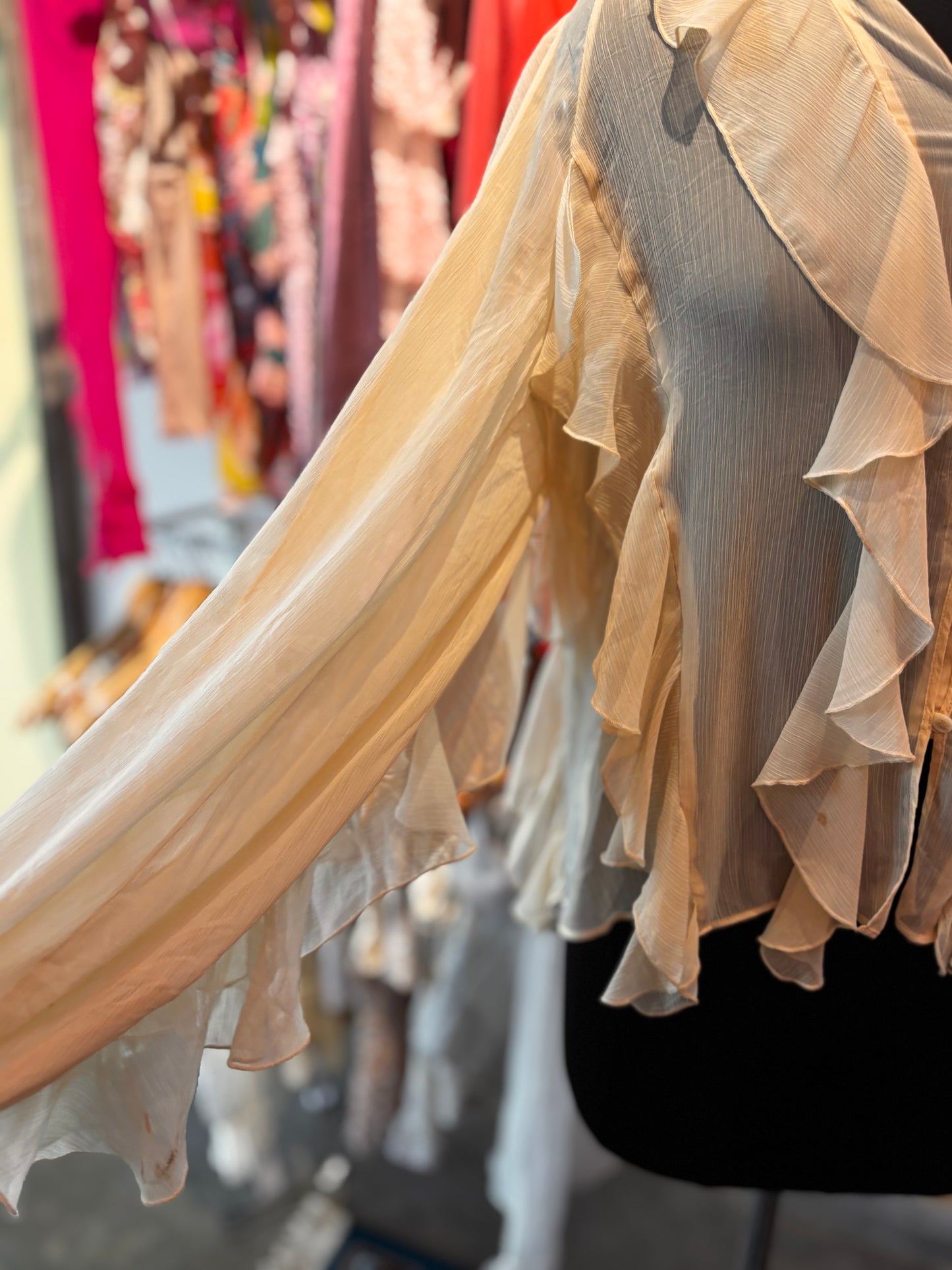 Ruffle angel top