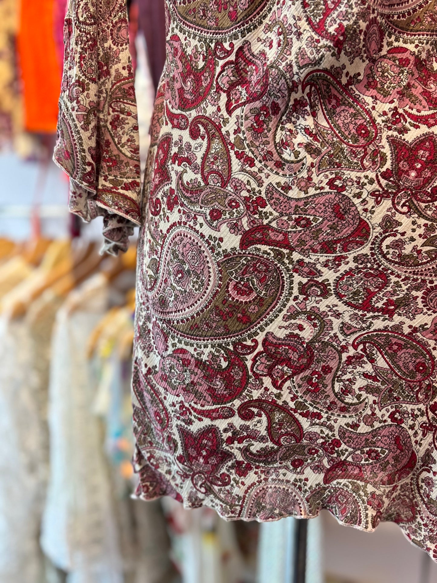 90’s paisley dress
