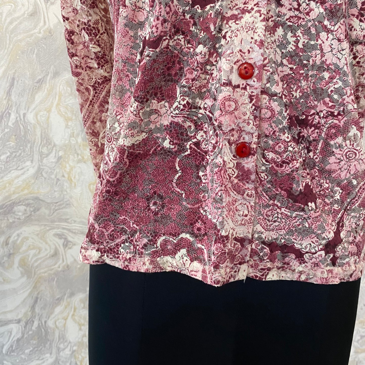 Pink lacy shirt