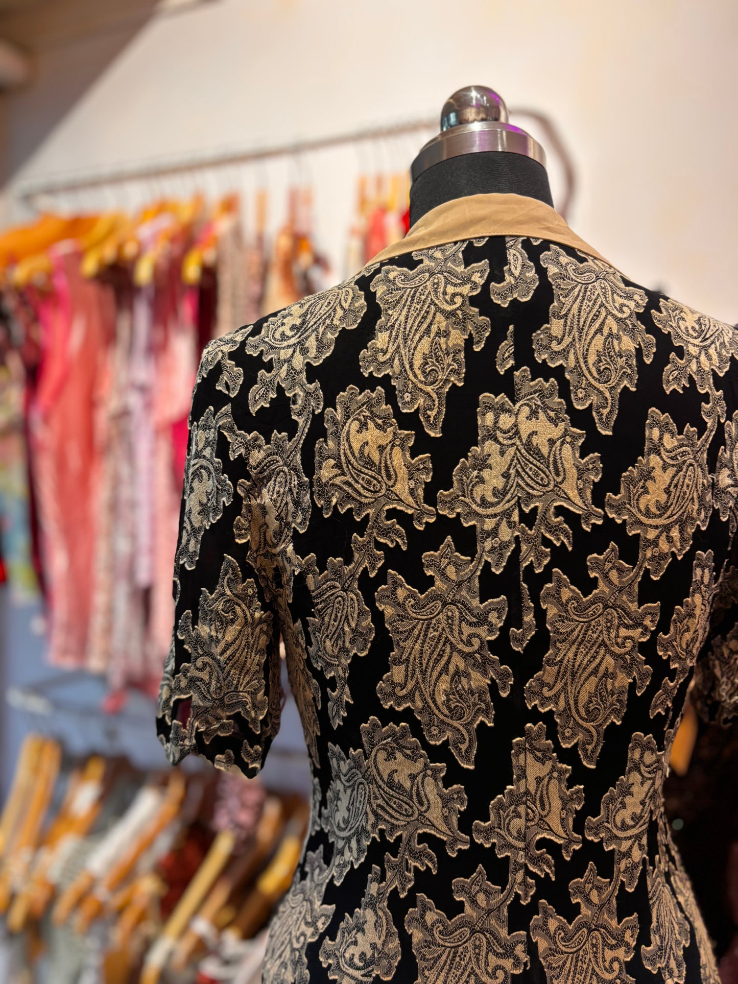 Sailor collar baroque top