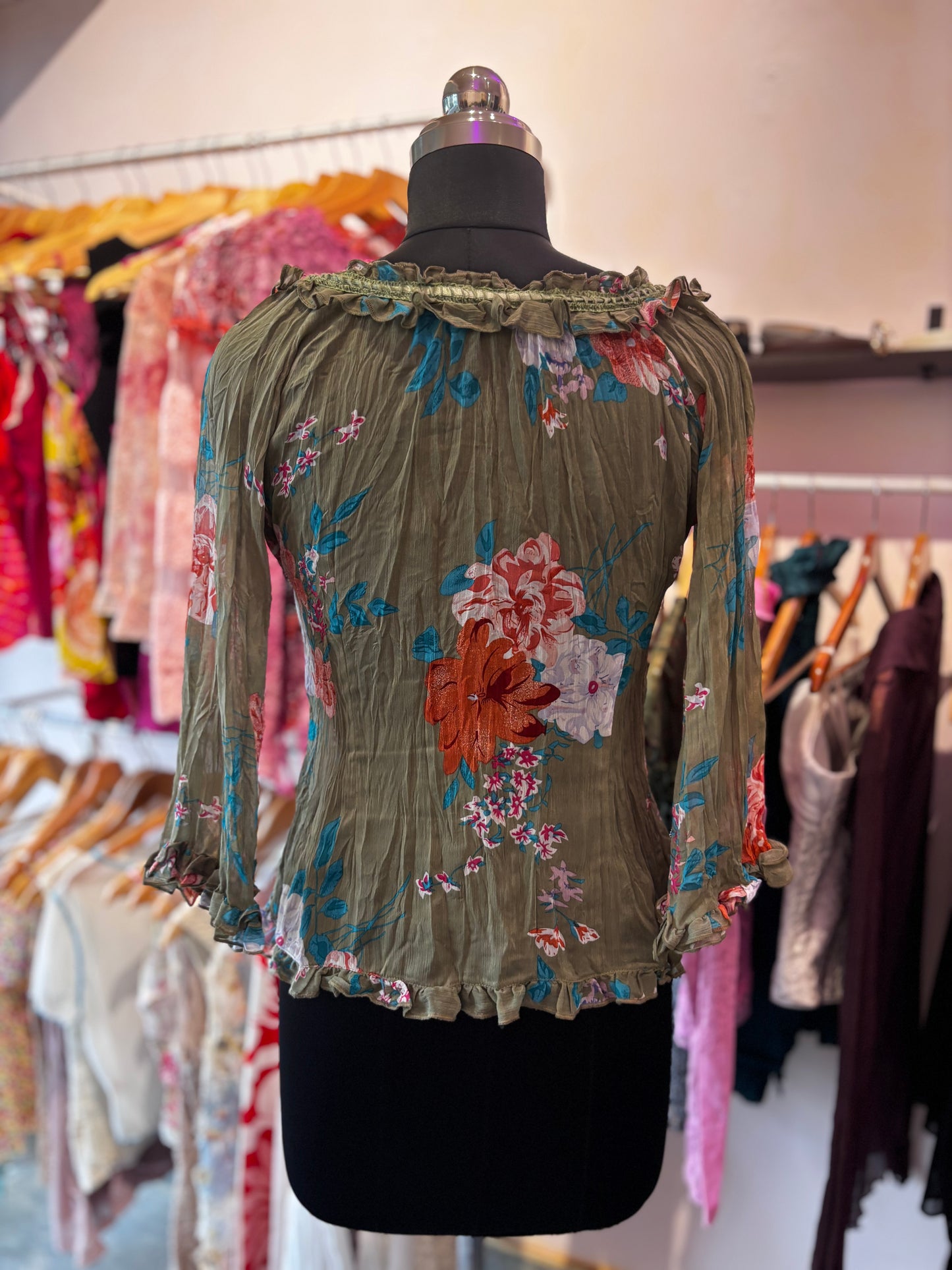 Vintage floral top