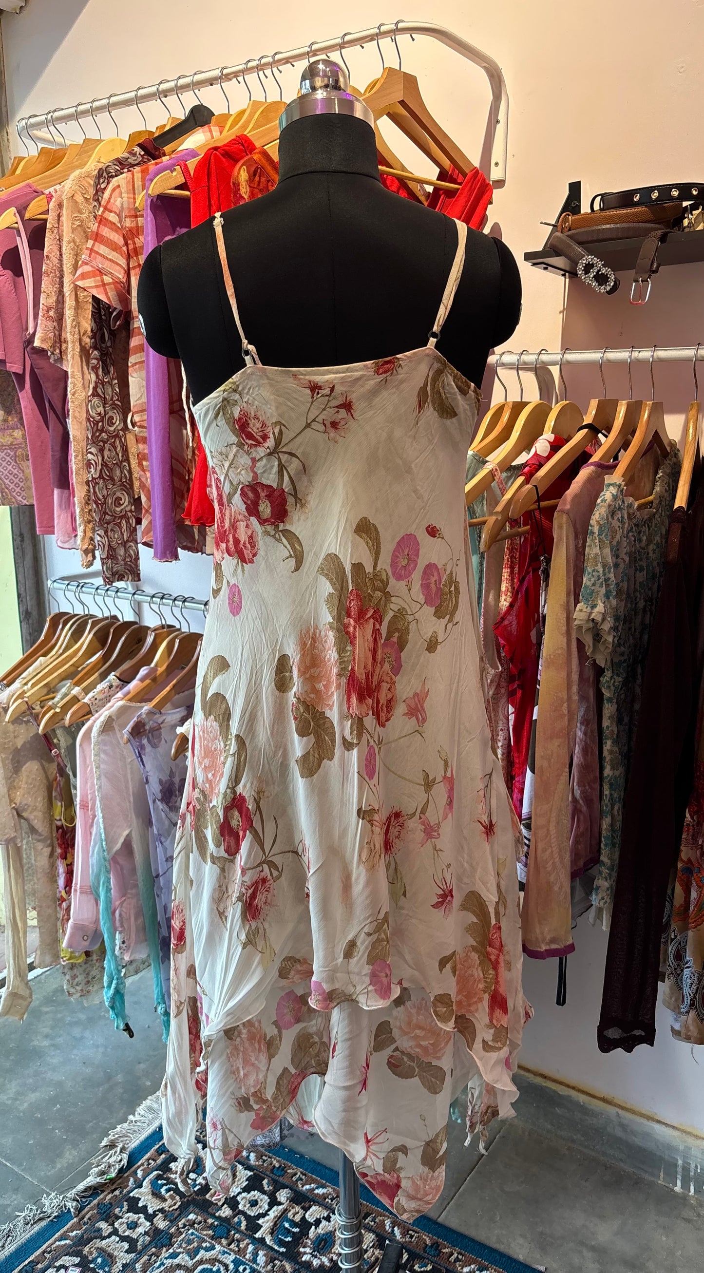Floral layered dress