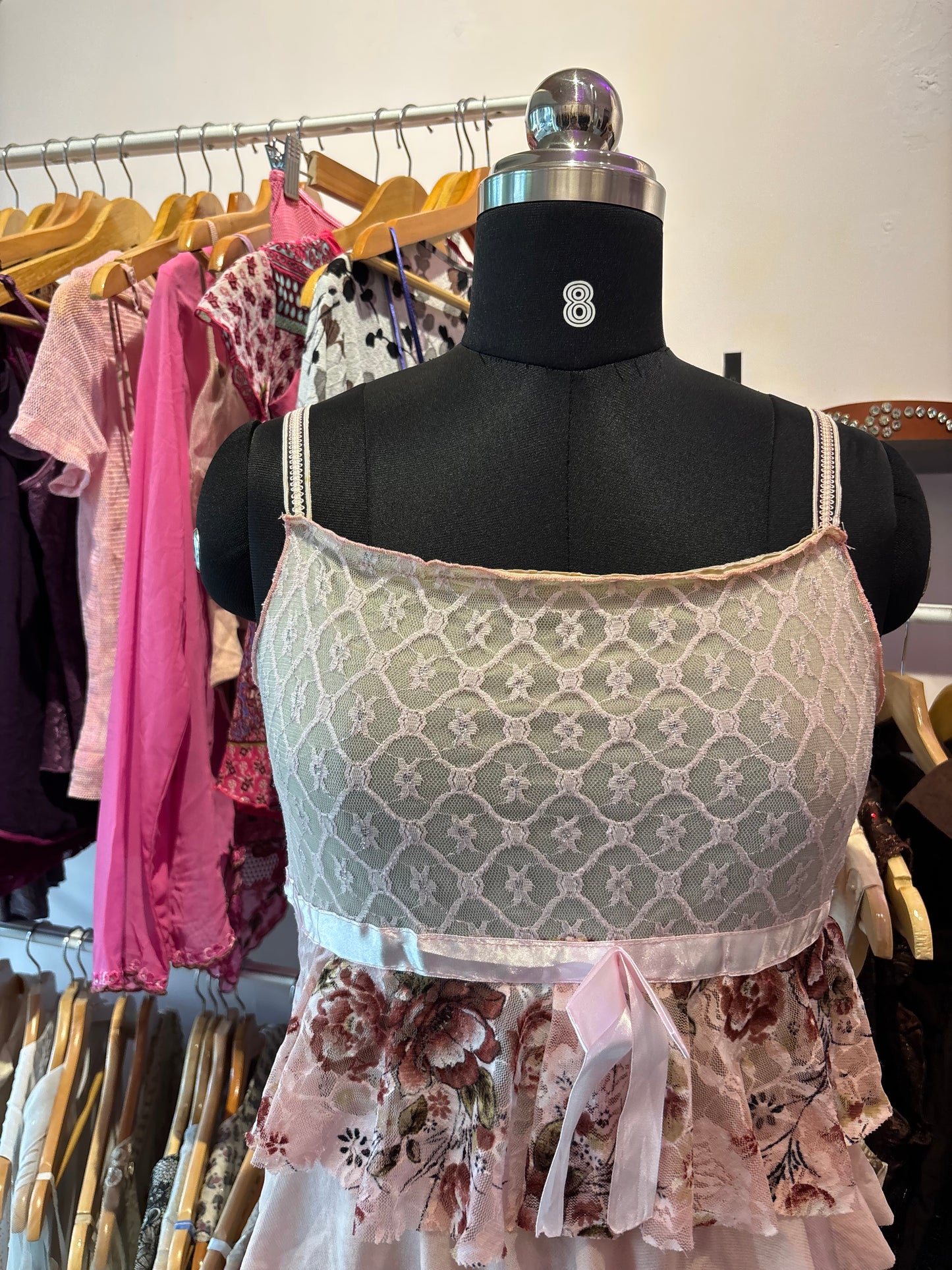 Floral lacy top