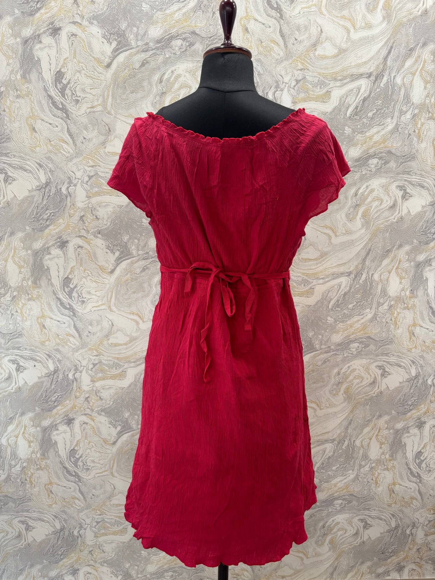 Cherry milkmaid dress