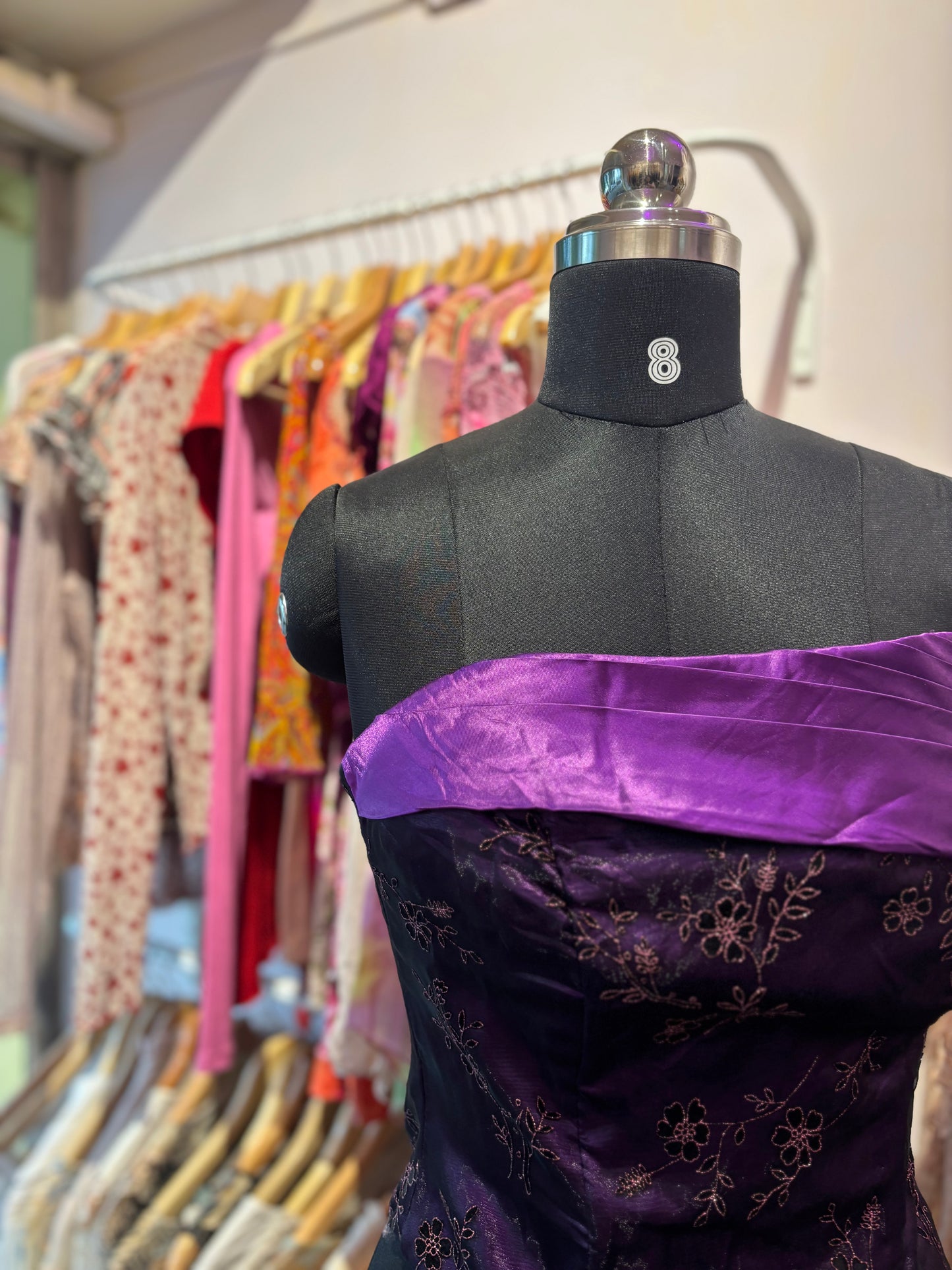 Celestial purple corset
