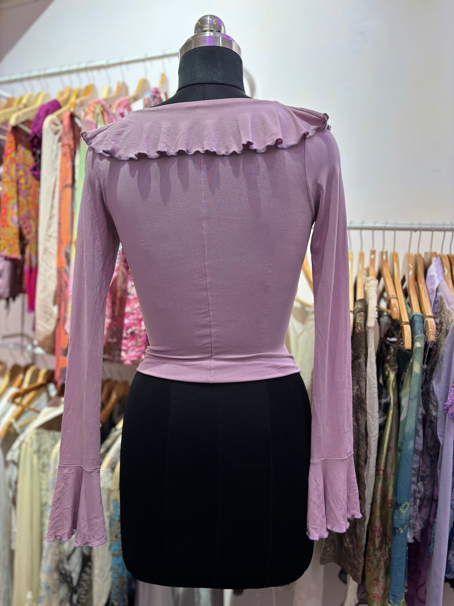 Vinatge lilac top