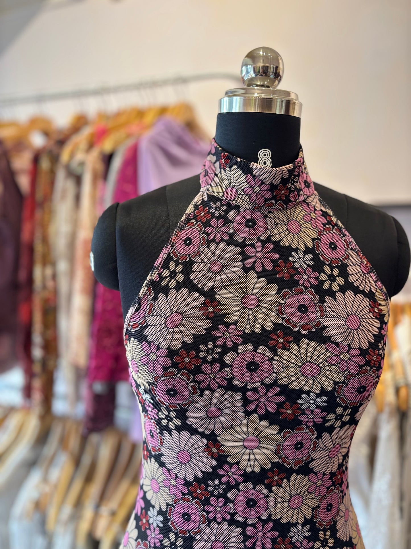 70’s halter neck dress