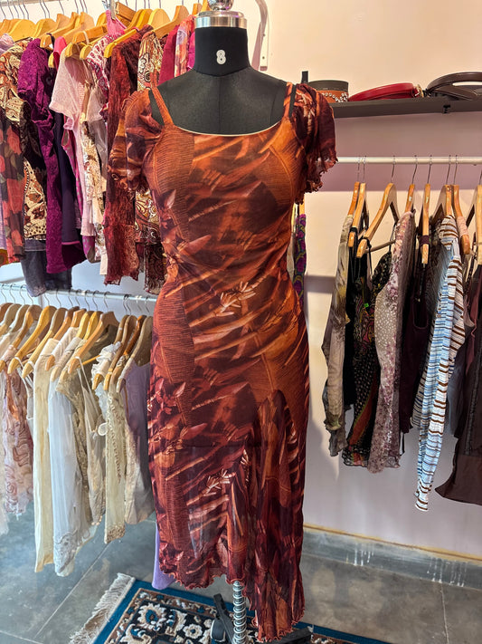 Amber mesh dress