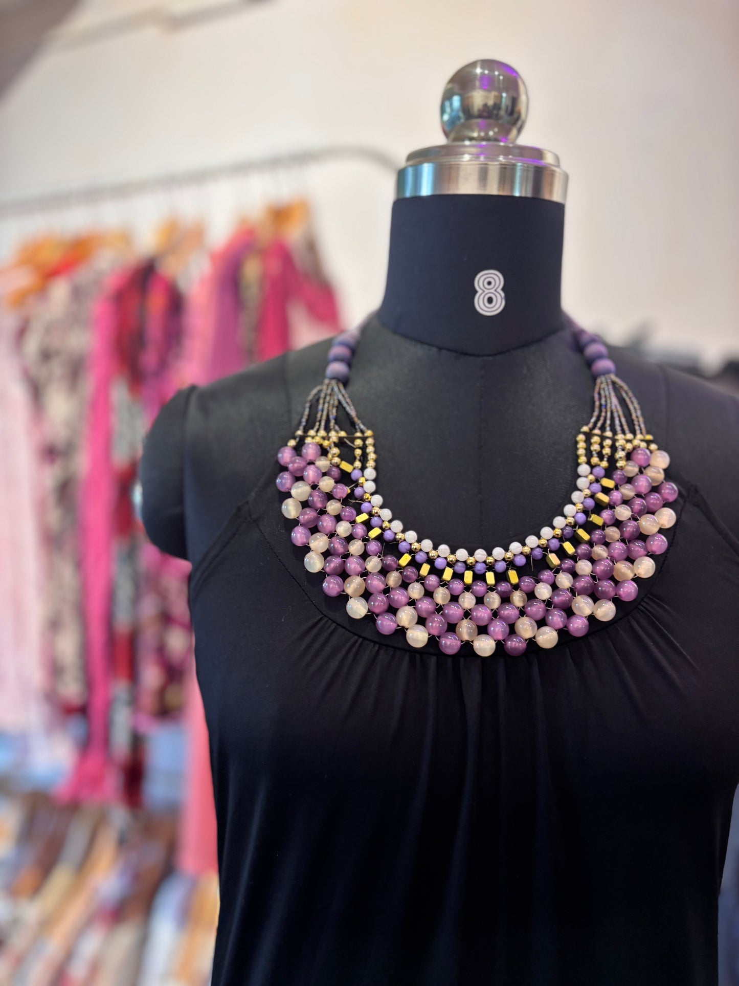 Beaded neck 2000’s dress