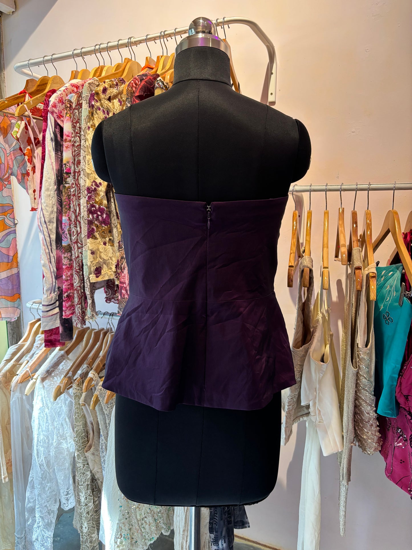 Purple corset