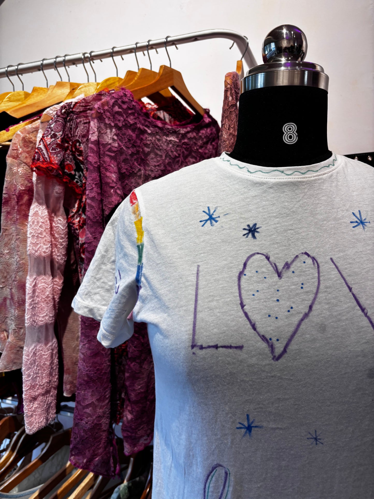I love you doodle tee