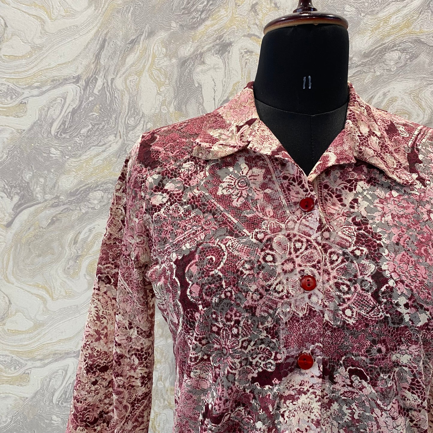 Pink lacy shirt