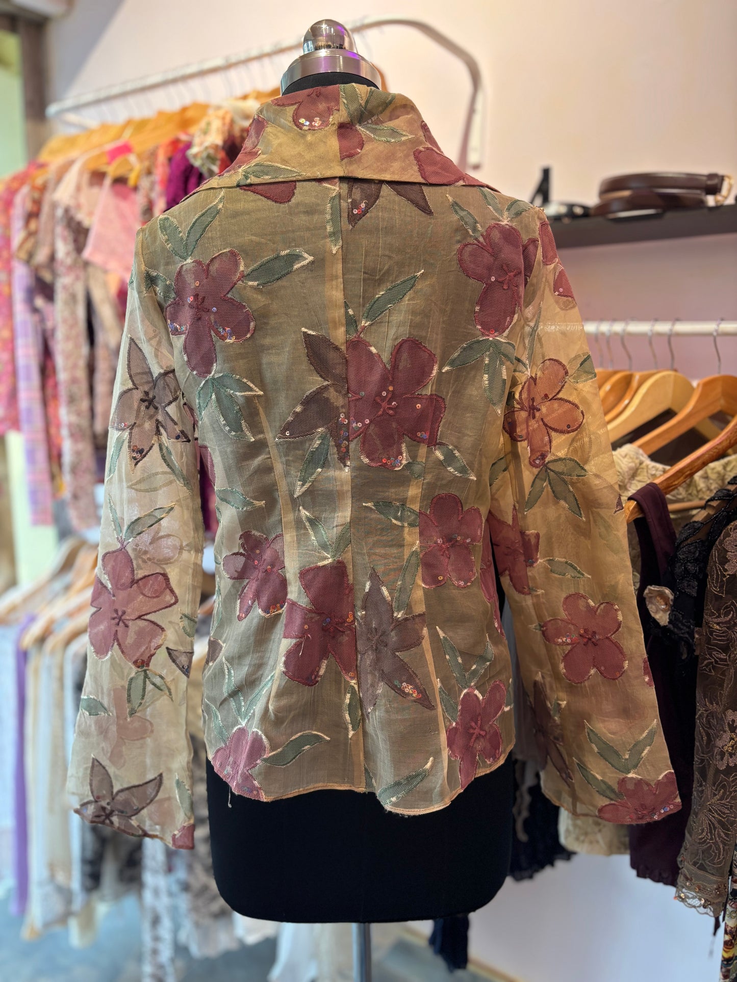 Victorian era collared shacket