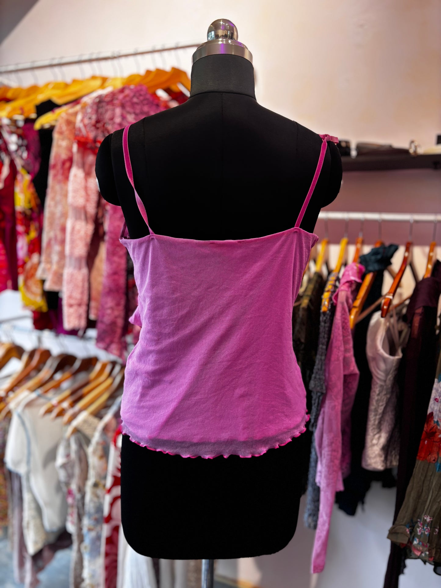 Pink retro cami