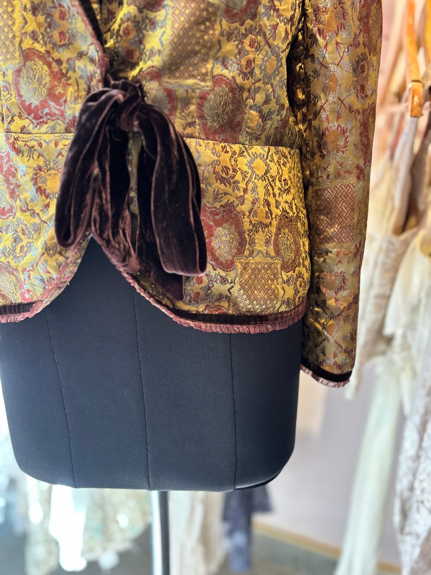Artsy silk jacket