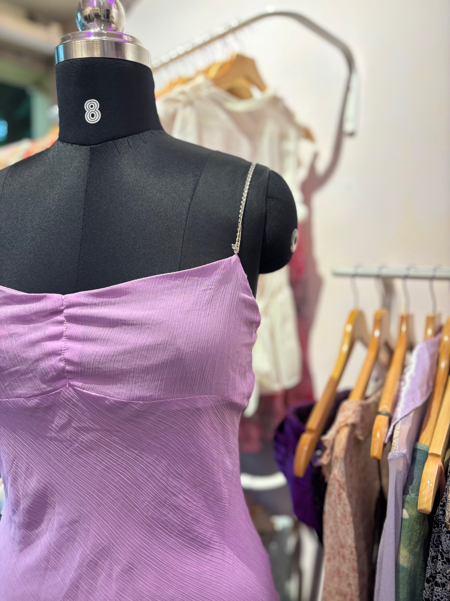 Lilac goddess dress