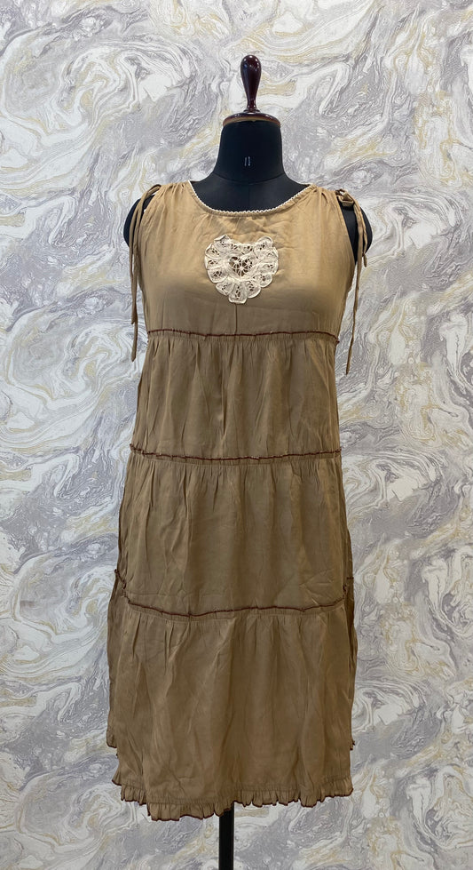 Heart linen dress