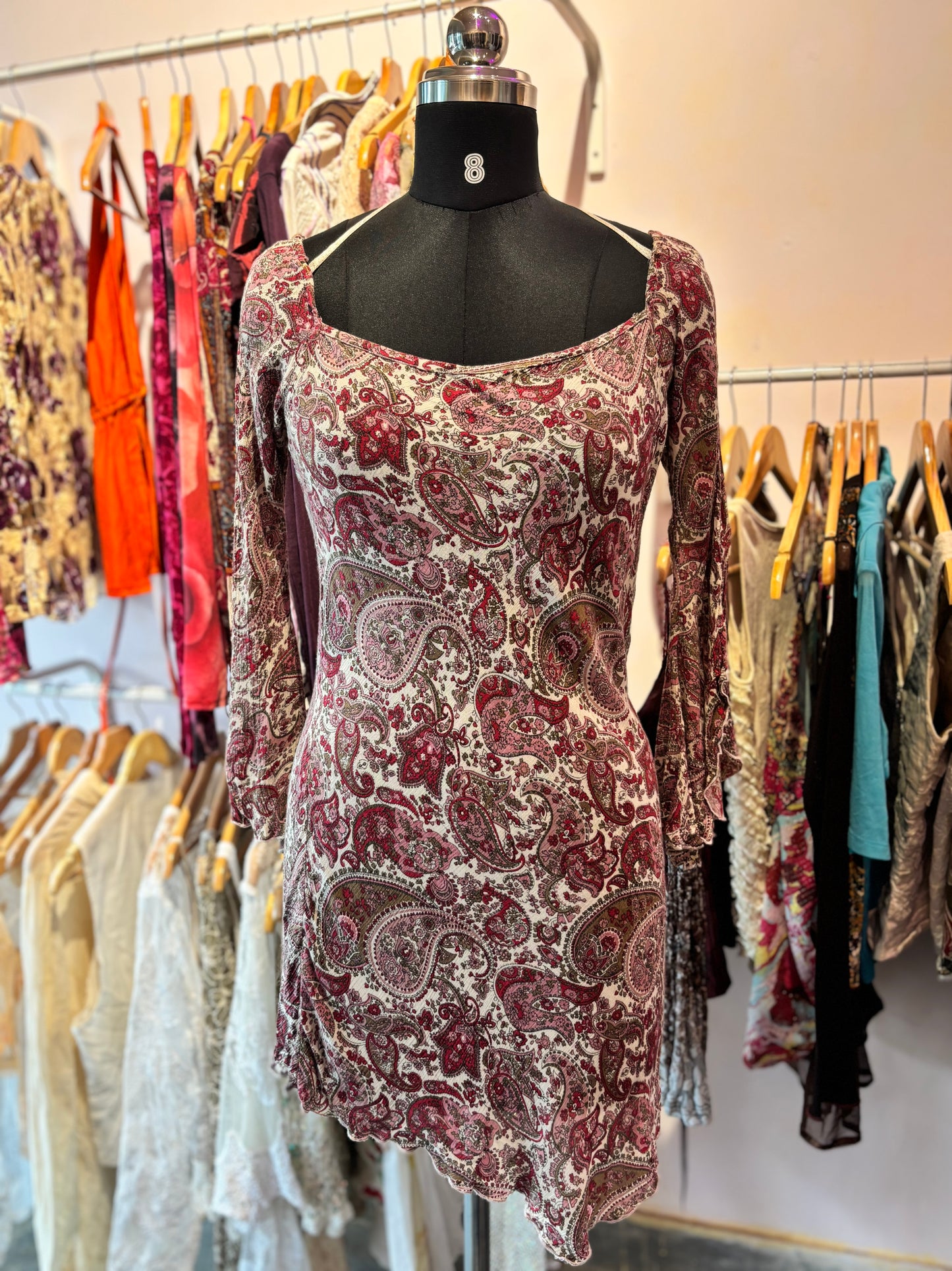 90’s paisley dress