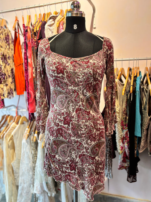 90’s paisley dress