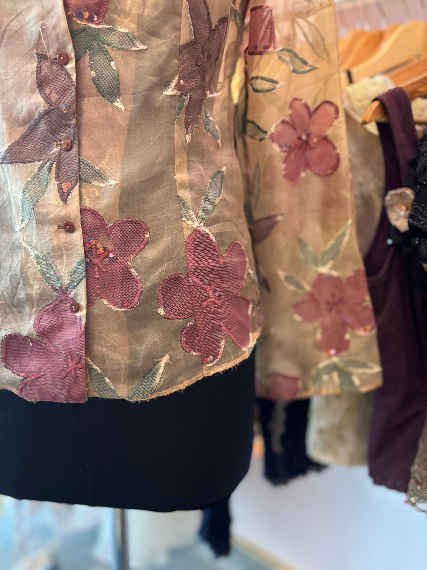 Victorian era collared shacket