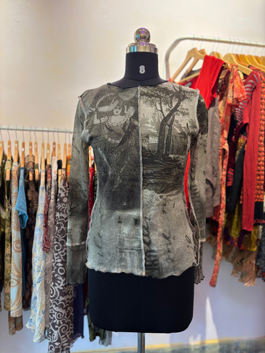 Vintage grey top