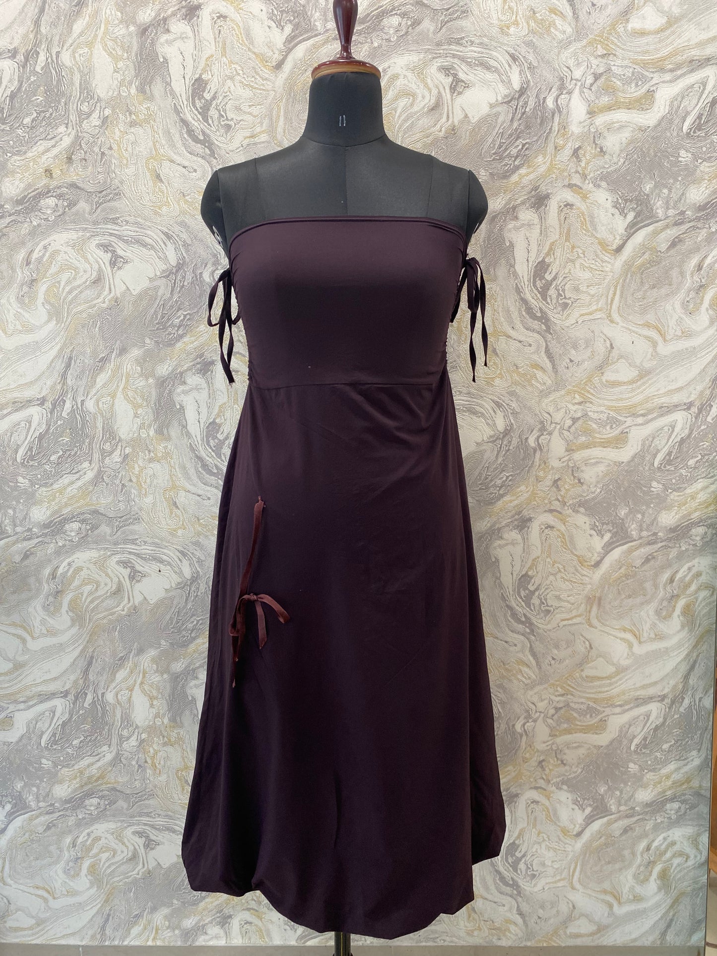 Vintage deep purple dress