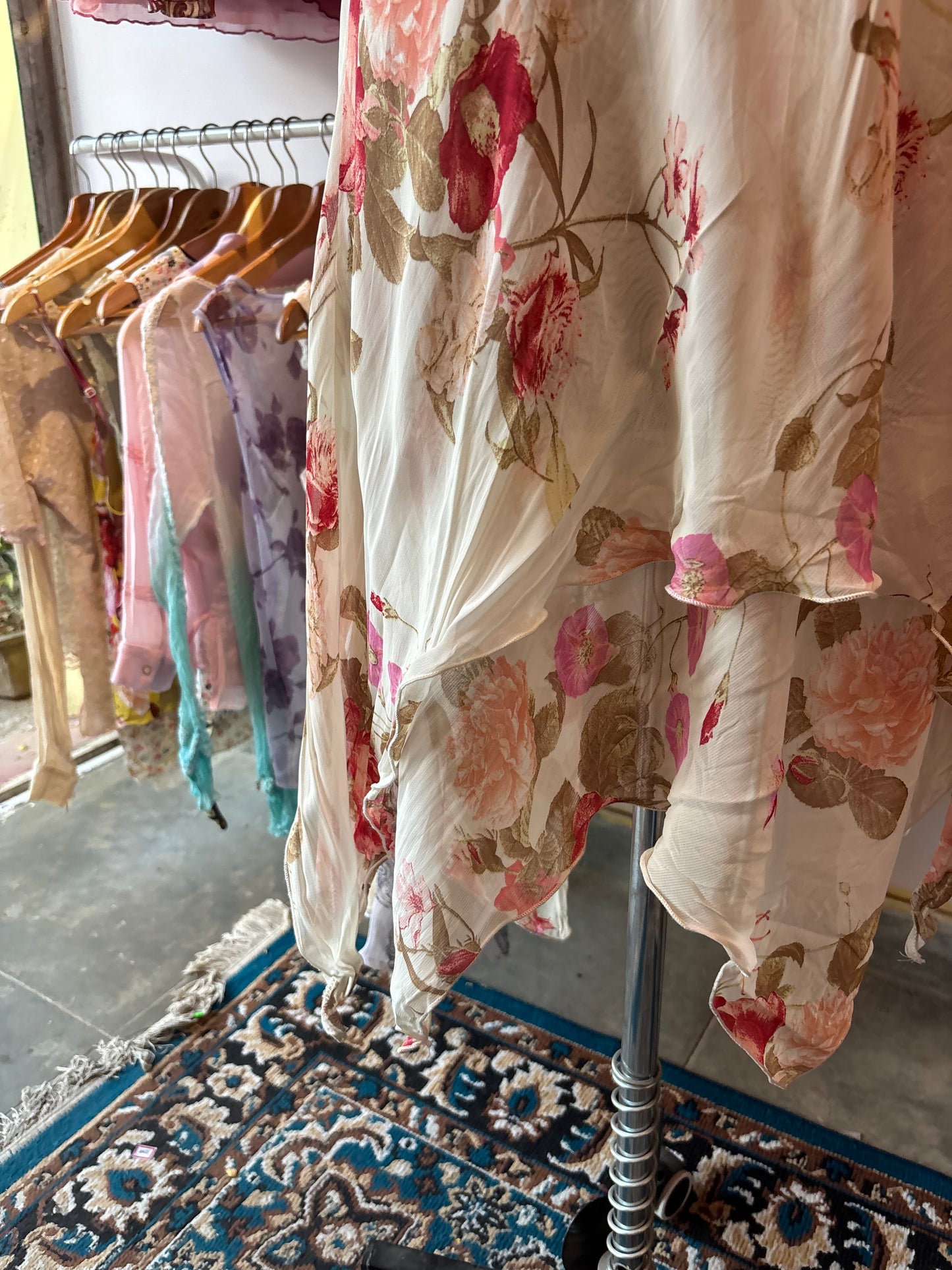 Floral layered dress