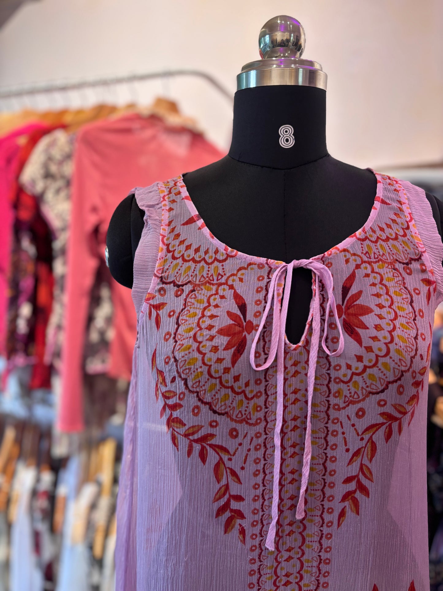 Floret silk dress