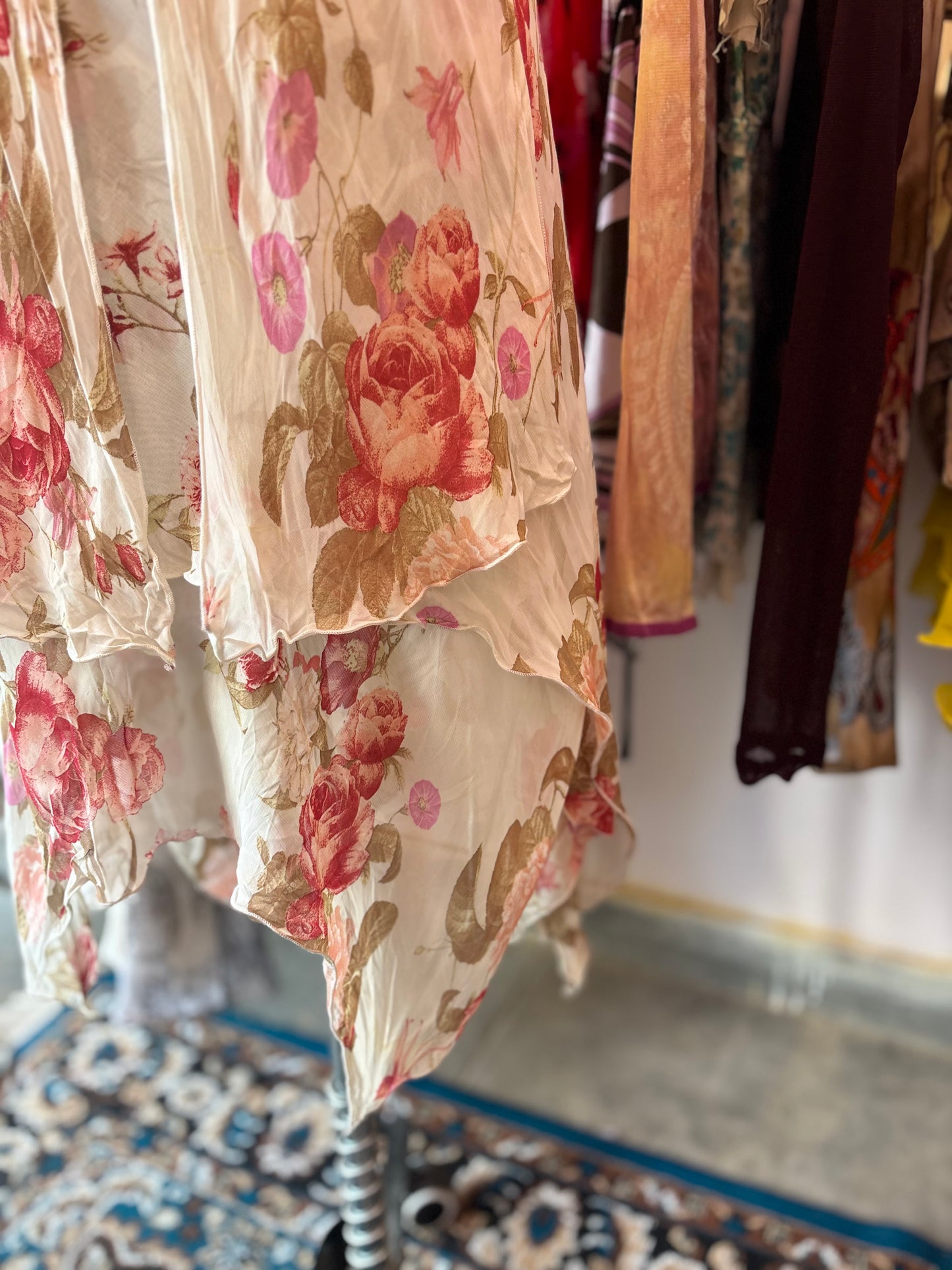 Floral layered dress