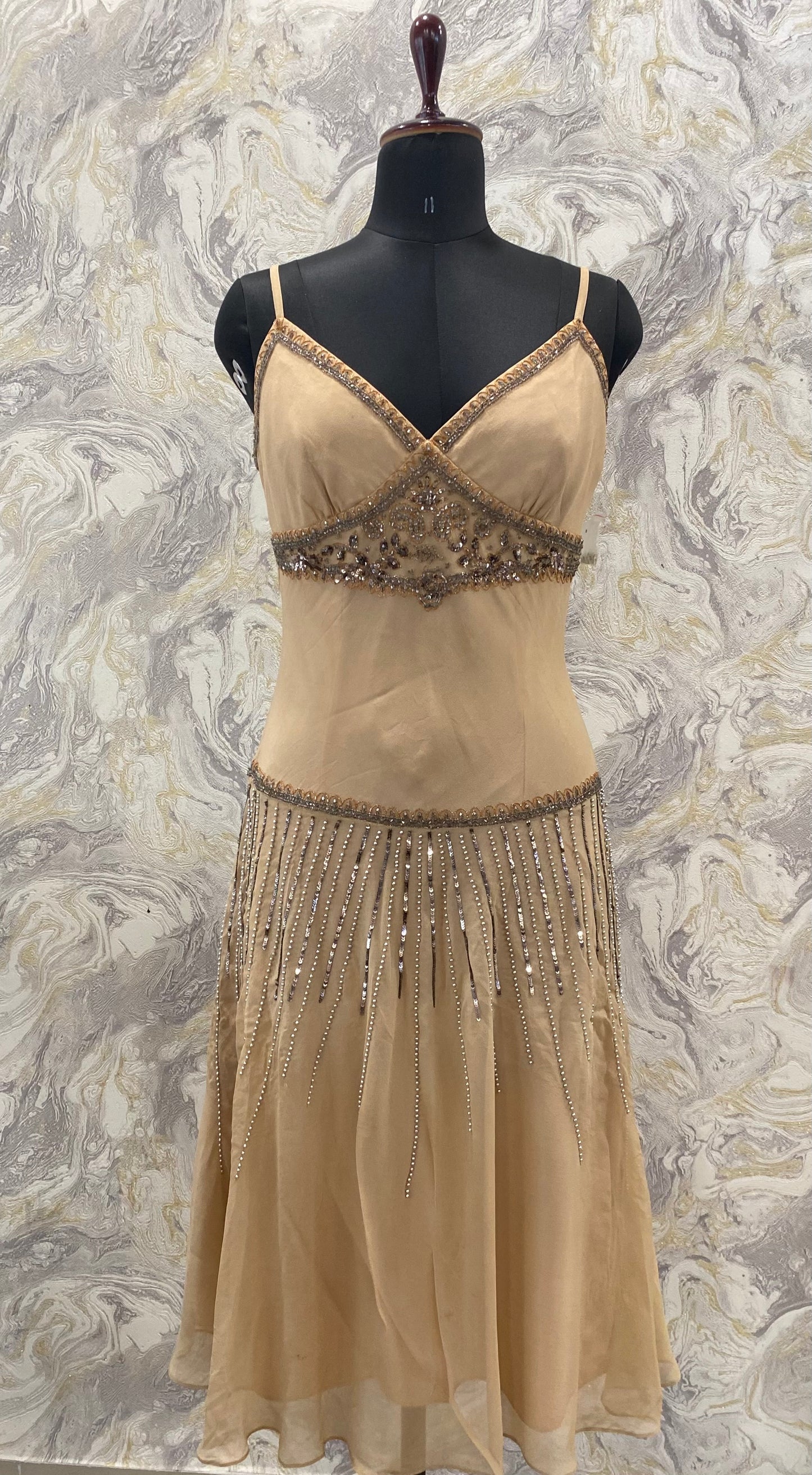 Beige celestial dress