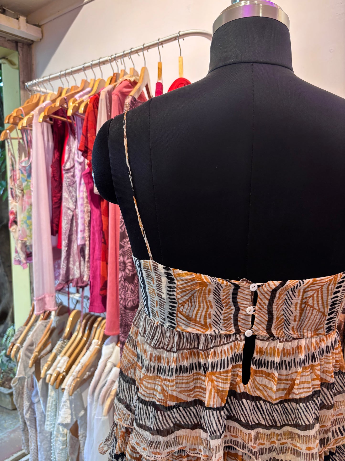 Summer bloom 100 percent silk top