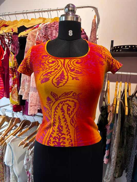 Paisley tee