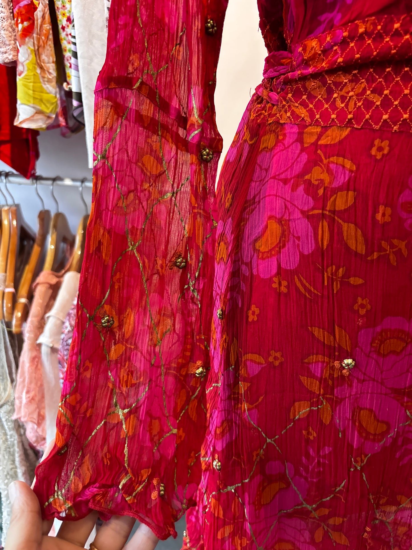 Super vintage overlapping dress