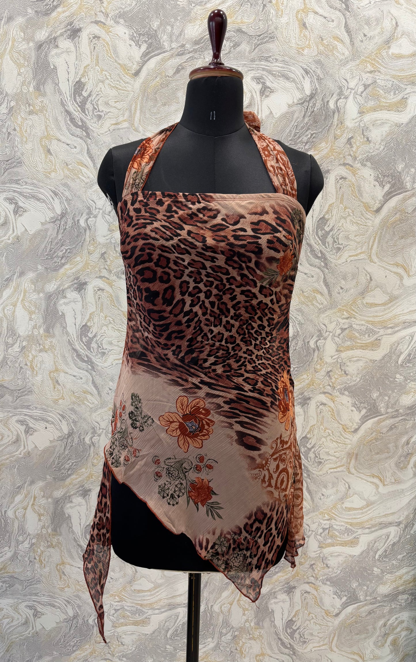 Leopard floral super vintage