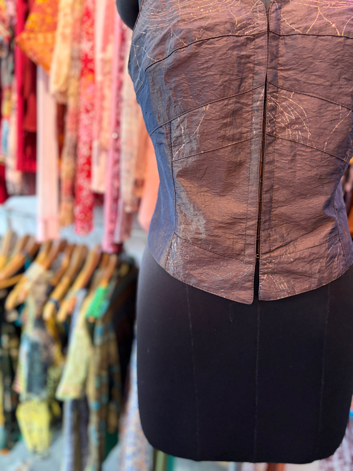 Galaxy corset top