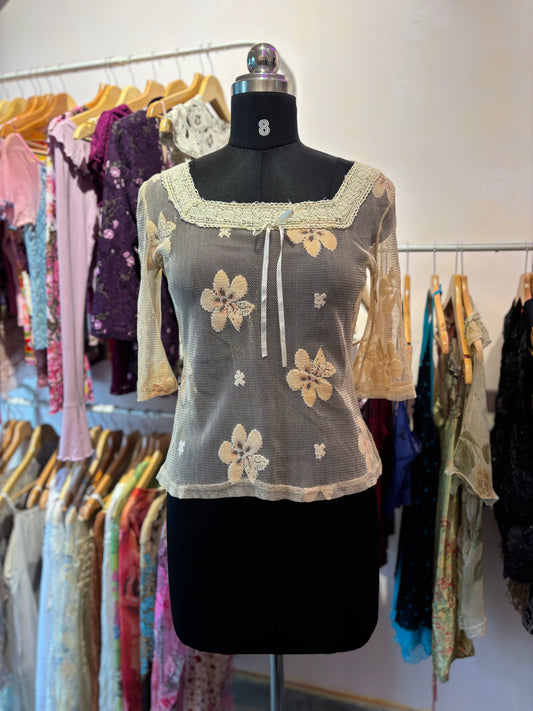 Vintage lacy top