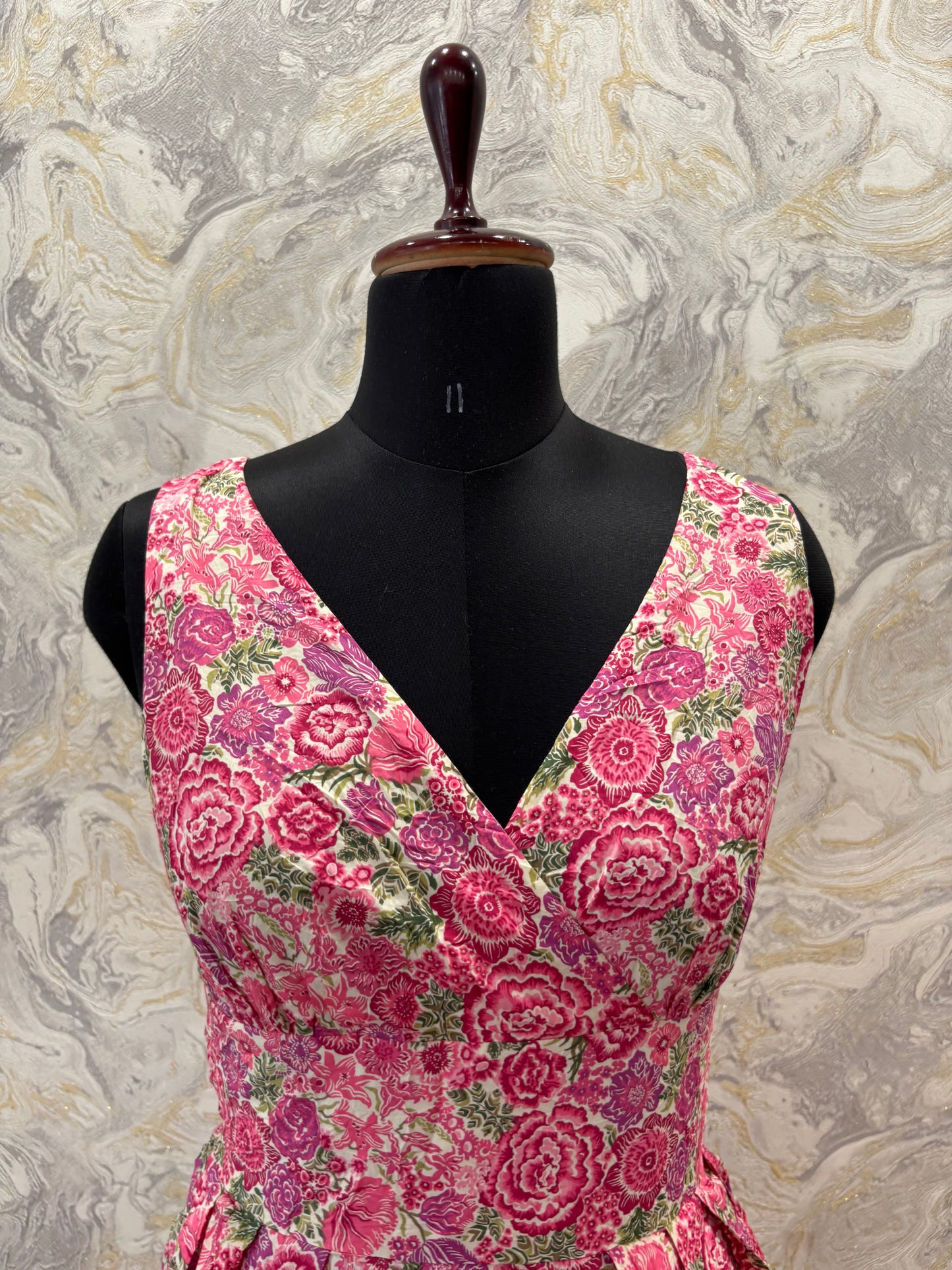 Victorian roses dress