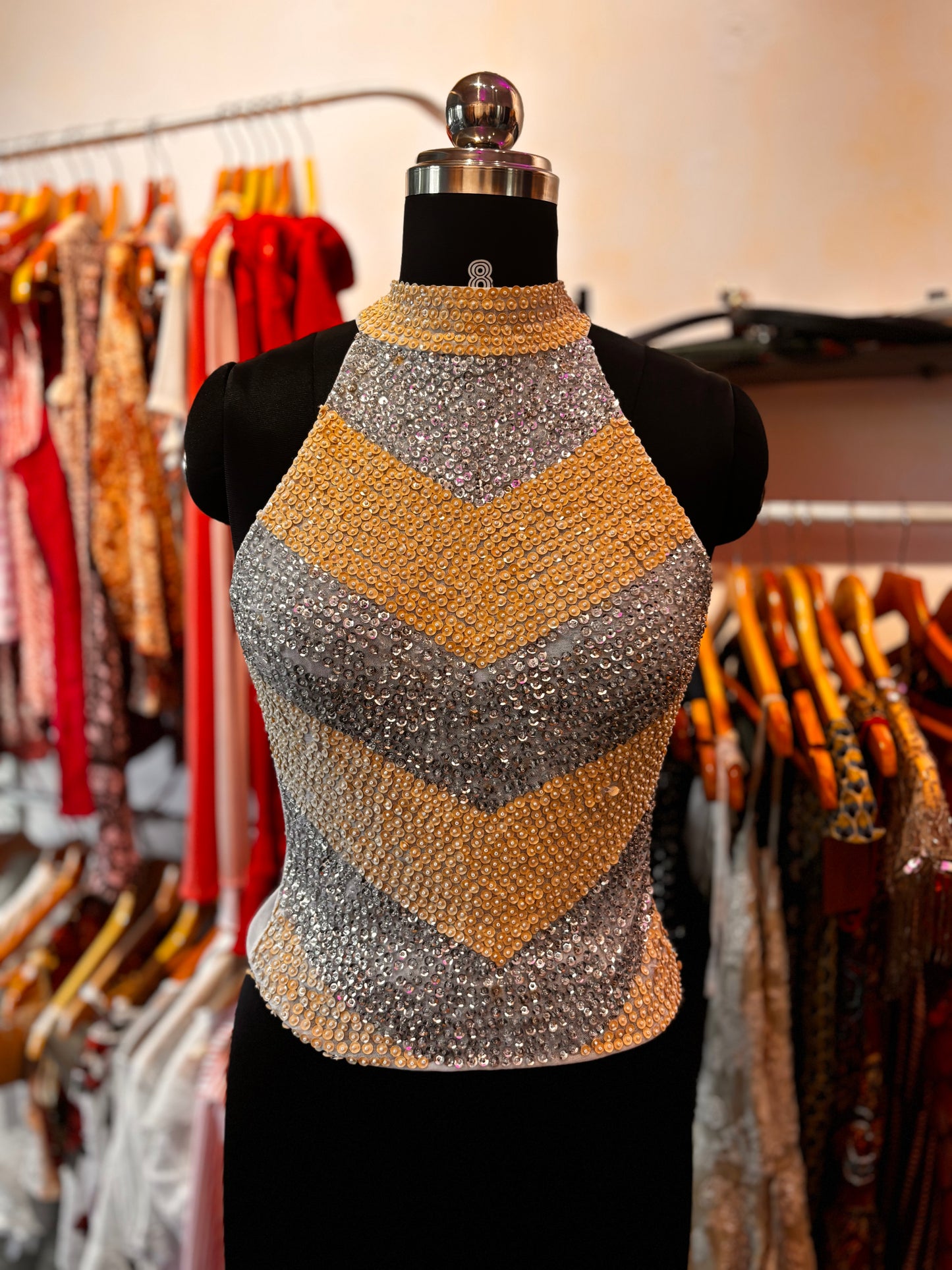Sequins vintage top